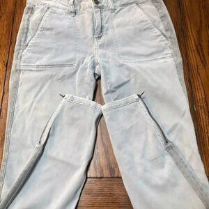 Vineyard Vines Pants Women's Size 16, gray/khaki Skinny Fit Leg